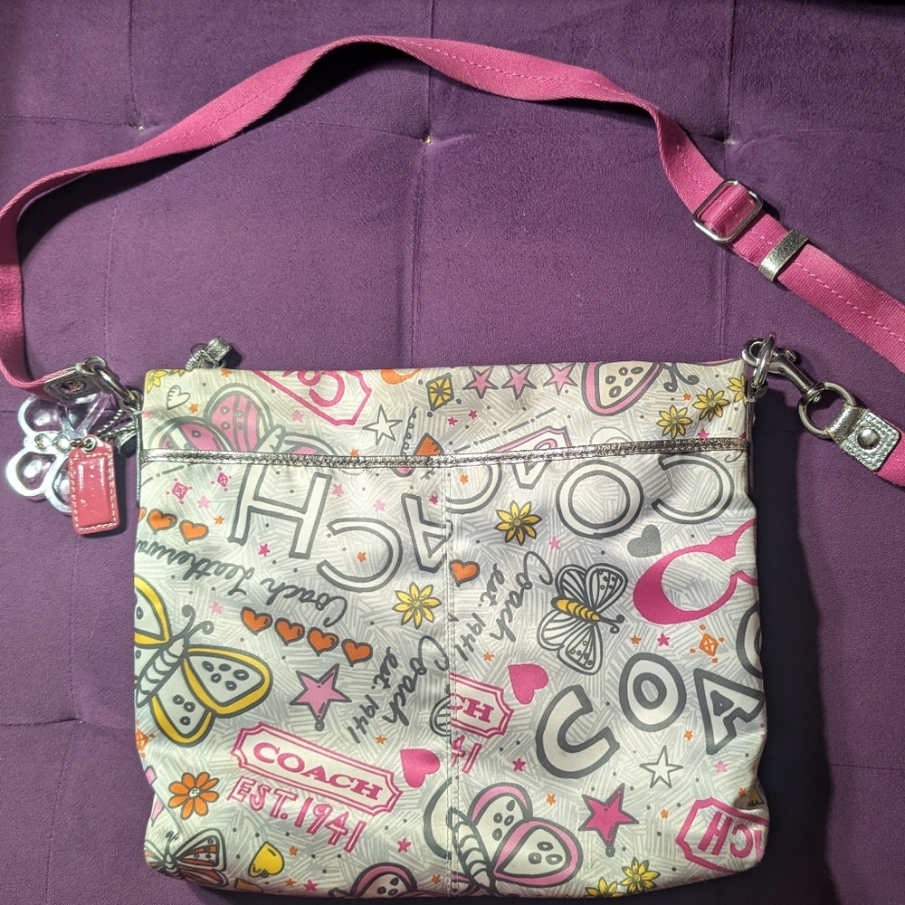 Coach Multicolor Graphic Crossbody Bag